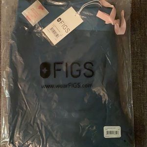 Figs Caribbean Blue Livingston BasicScrub Pants S